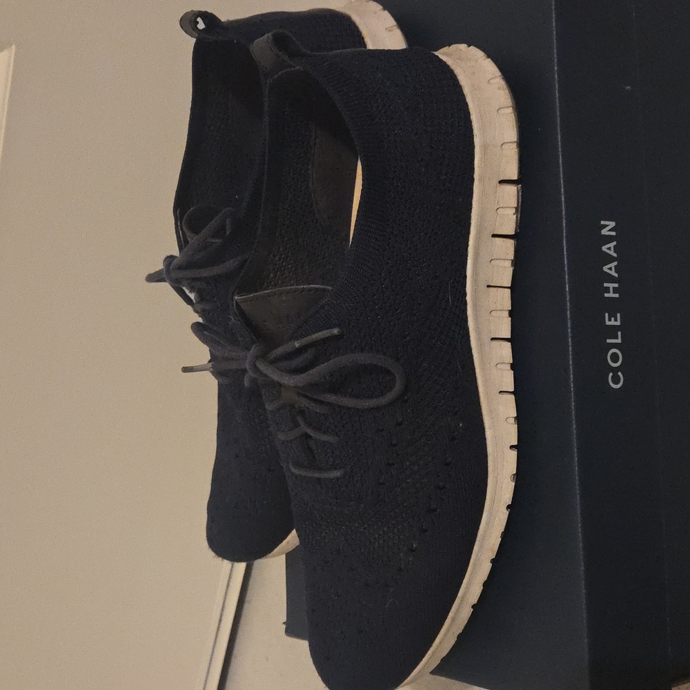 Cole Haan Zerogrand Stitchlite Wingtip Oxford Sneaker Navy - Size 10 B